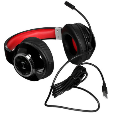 Гарнитура игровая Edifier G33 Black <охватывающие, 20-20000Hz, 7.1, USB, RGB>