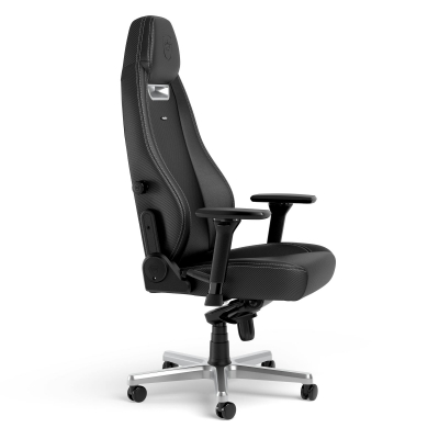 Игровое кресло Noblechairs LEGEND Gaming Chair - Silver Edition <Экокожа, подлокотник 4D, газлифт 4>