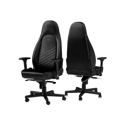 Игровое кресло Noblechairs ICON Black Edition <Экокожа, подлокотник 4D, газлифт 4> Игровое кресло Noblechairs ICON Black Edition <Экокожа, подлокотник 4D, газлифт 4>