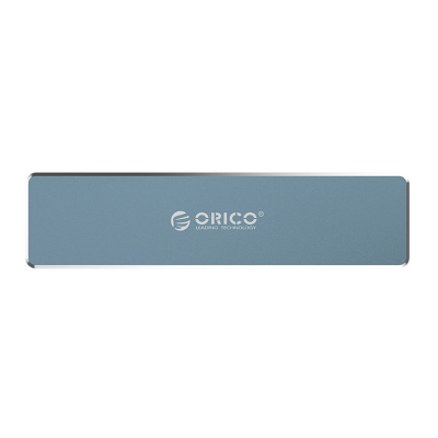 Внешний корпус NGFF M.2 SSD ORICO PVM2F-C3-GY-BP <USB3.1 Type-C, 5Gbps, 2 ТБ, 104*26*10mm>