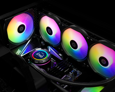 Жидкостная система охлаждения ID-Cooling SL360 XE LCD <2066/2011/1851/1700/1200/1151/AM5, TDP 350W>