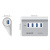 USB Хаб ORICO M3H4-V1-SV (BP) <USB3.0x4, SILVER, 93*66*32mm M3H4-V1-SV-BP> USB Хаб ORICO M3H4-V1-SV (BP) <USB3.0x4, SILVER, 93*66*32mm M3H4-V1-SV-BP>