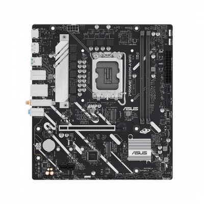 Материнская плата ASUS PRIME H810M-A WIFI, LGA1851 H810 2xDDR5 4xSATA 2xM.2 HDMI DP USB-C mATX