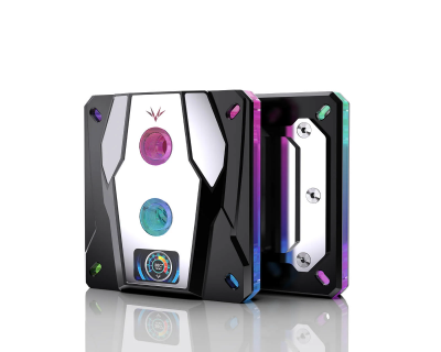 Водоблок Granzon GAIS CPU Water Cooling Block w/ Темп. Дисплей - Черный w/ 5v ARGB (RBW)