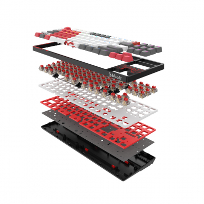 Клавиатура игровая беспроводная Bloody WS87 Naraka <механическая>