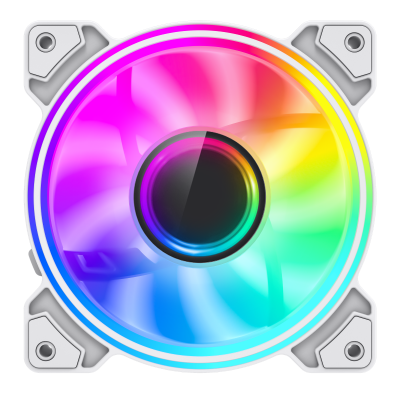 Вентилятор для корпуса GameMax Dual-Ring-Infinity WT