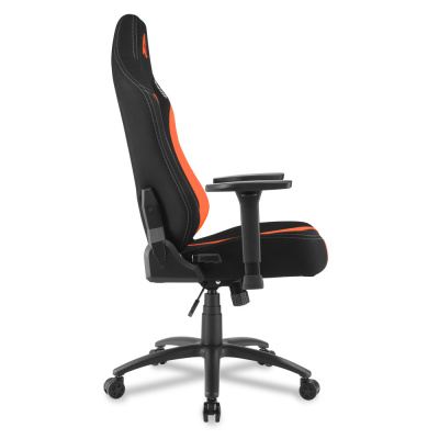 Игровое кресло Sharkoon Skiller SGS20 Fabric Black/Orange <Ткань, Газлифт 4, подлокотник 3D>