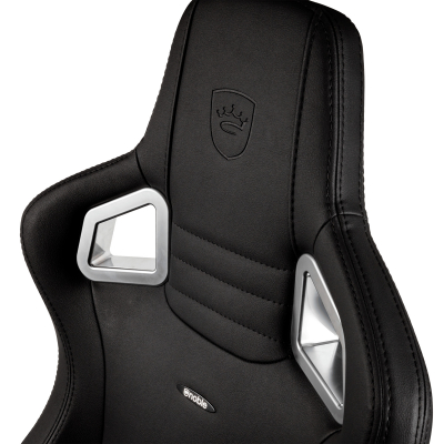 Игровое кресло Noblechairs EPIC Black Edition <Экокожа, подлокотник 4D, газлифт 4> Игровое кресло Noblechairs EPIC Black Edition <Экокожа, подлокотник 4D, газлифт 4>