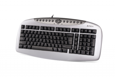 Клавиатура A4tech KBS-21 PS2 Silver Black