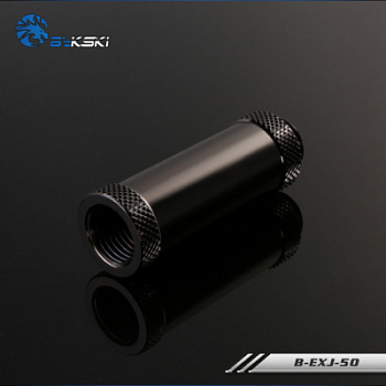 Фитинг удлинитель резьбовой Bykski B-EXJ-50 <50мм, Размер резьбы: G1/4, Black>