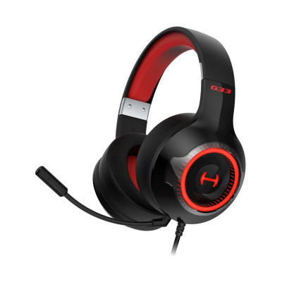 Гарнитура игровая Edifier G33 Black <охватывающие, 20-20000Hz, 7.1, USB, RGB>