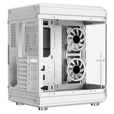 Корпус ПК без БП GameMax HYPE White <3x120FAN>