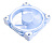 Вентилятор для корпуса ID-Cooling ZF-12025-Baby Blue <120mm, 900~2000±10%RPM, 4Pin PWM>