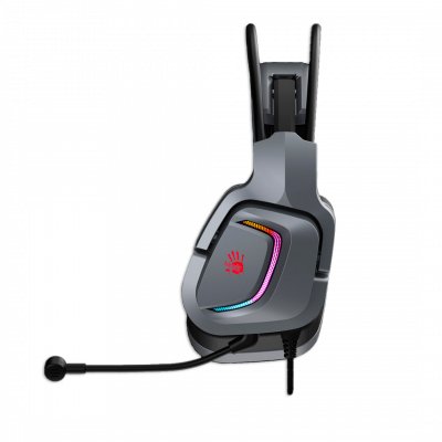 Наушники+микрофон игровые Bloody G575 GREY <USB, 7.1, 20Hz-20kHz, 16Om, 105dB, 2m>