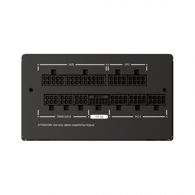 Блок питания Ocypus Iota P750 Черный 750W Full Modular, 80+ GOLD, КПД 91% Iota-P750-G1FFBK024X-EU