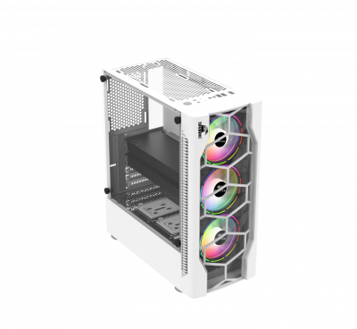 Корпус Wintek Mistral D532-W TG, ATX/Micro ATX, USB 1*3.0/2*2.0, HD-Audio+Mic, 0,5 mm, 3*12cm ARGB