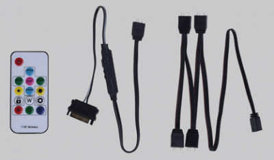 Вентилятор для корпуса ID-Cooling DF-12025-ARGB <120mm, 2000RPM, 1 куллер>