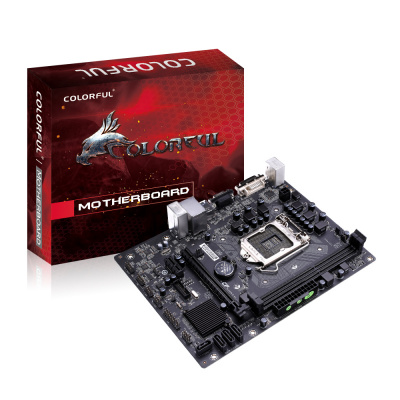 Материнская плата S-1151 H110 Colorful C.H110M-K D3 PLUS V20 <2xDDR3, mATX, VGA+DVI>