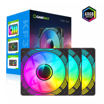 Вентилятор для корпуса GameMax KF300 BK