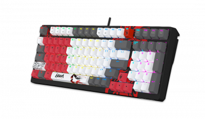 Клавиатура игровая Bloody S98-Naraka <USB, механическая, 1,8м>