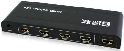 Разветвитель HDMI-Splitter Green Connection GC-HDSP104, 1 компьютер - 4 монитора