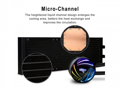 Жидкостная система охлаждения AIGO AC360 <RGB, Intel 1200/115x/20xx, AMD AM4/3, FAN120> Жидкостная система охлаждения AIGO AC360 <RGB, Intel 1200/115x/20xx, AMD AM4/3, FAN120>