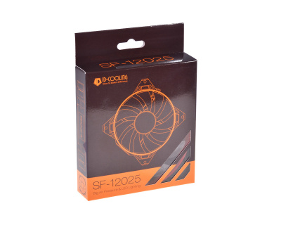 Вентилятор для корпуса ID-Cooling SF-12025-W WHITE <LED, 120x120x25mm, 800~2000±10%RPM>