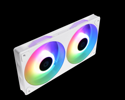 Вентилятор для корпуса ID-Cooling ICEFAN 240 ARGB SNOW <120mm, 900~2000±10%RPM, 4Pin PWM>