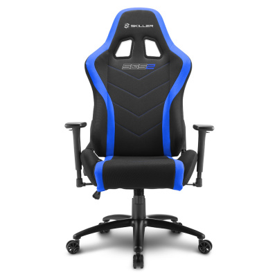 Игровое кресло Sharkoon Skiller SGS2 Black/Blue <Ткань, Газлифт 4, подлокотник 3D>