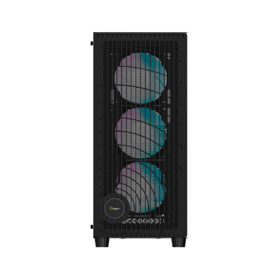Корпус ПК без БП Ocypus Gamma C70 BK ARGB ATX/mATX/ITX 2xUSB Черный Gamma-C70-BKG400XX-GL
