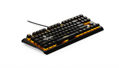 Клавиатура игровая Steelseries Apex M750 TKL PUBG Edition <64726б Механическая QX2, RGB, USB Чёрная>