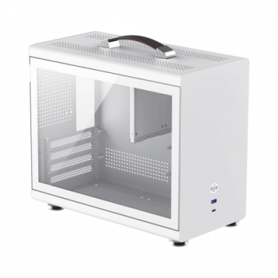 Корпус ПК без БП GameMax SPARK MINI White <Mini mATX>