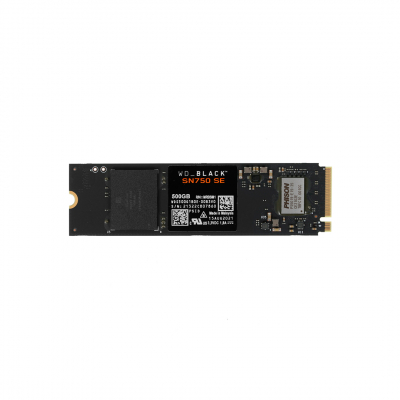 Твердотельный накопитель 500GB SSD WD BLACK SN750 SE PCIe M.2 2280 R3600Mb/s W2000MB/s WDS500G1B0E