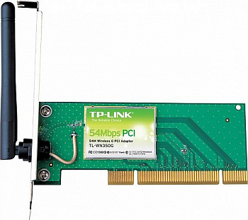 Tp-Link TL-WN350GD <54M Wireless PCI adapter,Atheros chipset,2.4Ghz,802.11g/b,detachable antenna>
