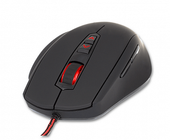 Мышь Dream Machines DM2 Comfy BLACK <Оптический сенсор PMW3310DH, Плетеный шнур 1.8 m USB 5000 dpi>