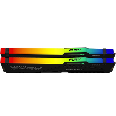 Оперативная память DIMM DDR5 32 GB kit <6000MHz> Kingston Fury Beast RGB (AMD+Intel), KF560C36BBE2AK2-32 (2x16GB), CL36