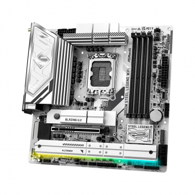 Материнская плата ASRock B860M STEEL LEGEND WIFI LGA1851 4xDDR5 4xSATA 4xM.2 1xHDMI 1xDP WiFi mATX