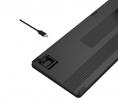 Клавиатура беспроводная A4tech Fstyler FBX55C BLACK <USB 2.4GHz, BT, ACC, BLACK>