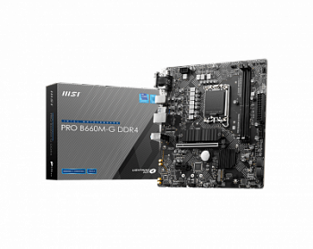 Материнская плата S-1700 MSI PRO B660M-G <2xDDR 4, 2xM.2, 1xPCI-E x16, Micro-ATX>