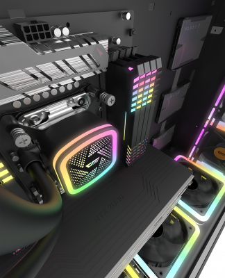 Корпус ПК без БП DarkFlash DF800 <EATX, 9x3.5, 7x2.5, 2xUSB 3.0, 2xUSB2.0, Audio, 552*271*771mm>