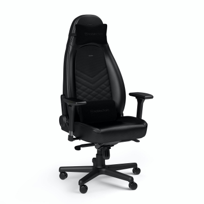 Игровое кресло Noblechairs ICON Black Edition <Экокожа, подлокотник 4D, газлифт 4> Игровое кресло Noblechairs ICON Black Edition <Экокожа, подлокотник 4D, газлифт 4>