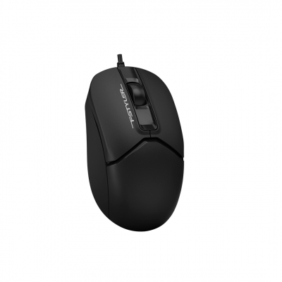 Мышь A4tech Fstyler FM12ST-BLACK Fstyler <1200DPI, 150cm, TypeC адаптер>