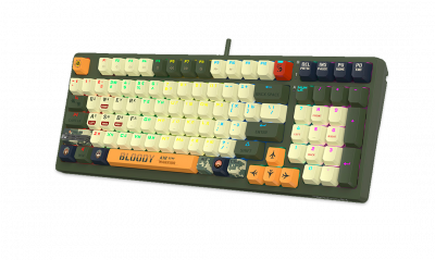 Клавиатура игровая Bloody S98-Aviator <USB, механическая, 1,8м>