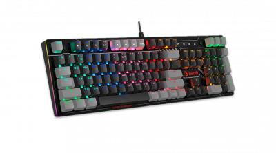 Клавиатура игровая Bloody B808N <FRGB-LED, USB, мех клавиатура переключателями>