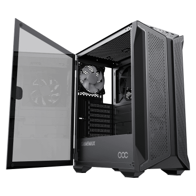 Корпус ПК без БП GameMax Brufen C1 COC <midiATX, TurboFan, USB3.0x2, ARGB, 360*210*440mm> v2 Корпус ПК без БП GameMax Brufen C1 COC <midiATX, TurboFan, USB3.0x2, ARGB, 360*210*440mm> v2