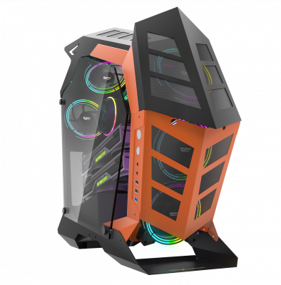 Корпус ПК без БП DarkFlash Knight K1 <ATX, 2x3.5, 1xUSB 3.0, 2xUSB2.0, Audio, 572*210*560mm>