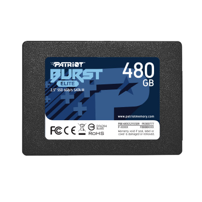 Накопитель SSD 2.5" SATA III Patriot  480GB BURST ELITE 450/320 PBE480GS25SSDR