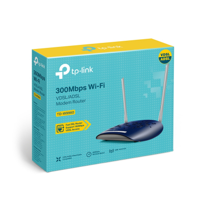 Модем беспроводной VDSL2/ADSL2+ 300M Tp-Link TD-W9960