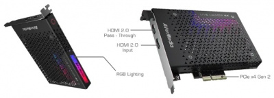 Карта видеозахвата Live Gamer 4K GC573, PCIe x4