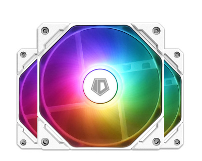 Вентилятор для корпуса ID-Cooling TF-12025-ARGB-TRIO SNOW <120mm, 500~1500±10%RPM, 4Pin PWM>